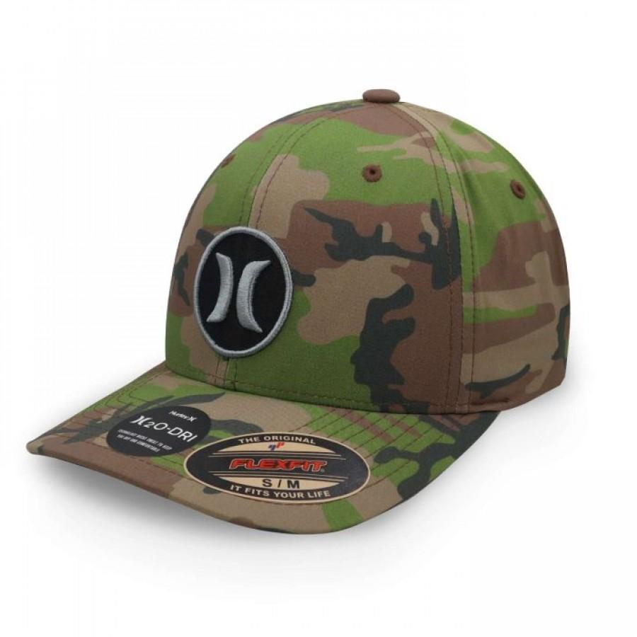 GORRA HURLEY HIHM0223 SUPER ICON CAMO CERRADA TALLA S/M