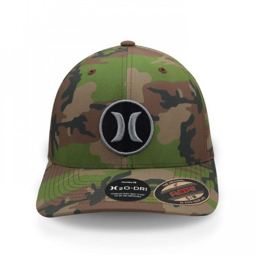 GORRA HURLEY HIHM0223 SUPER ICON CAMO CERRADA TALLA S/M