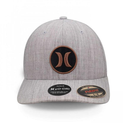 GORRA HURLEY HIHM0223 SUPER ICON GRIS CERRADA TALLA S/M