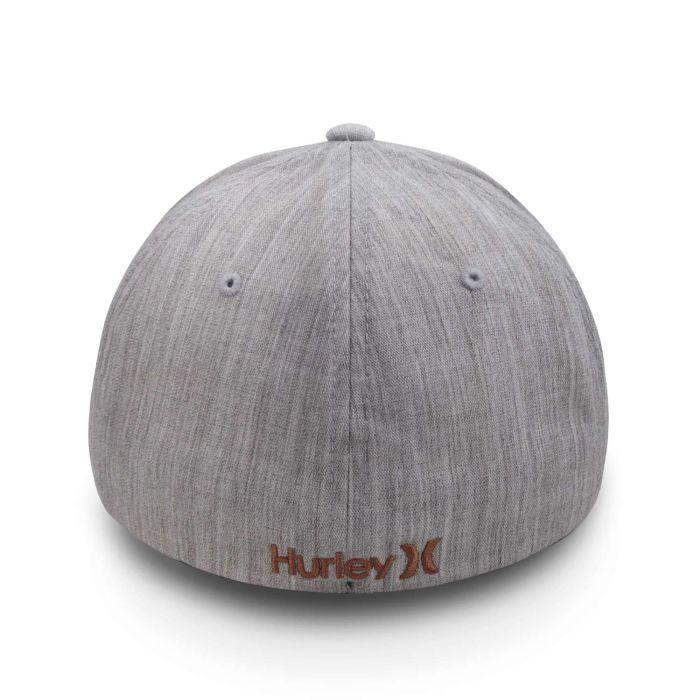 GORRA HURLEY HIHM0223 SUPER ICON GRIS CERRADA TALLA S/M