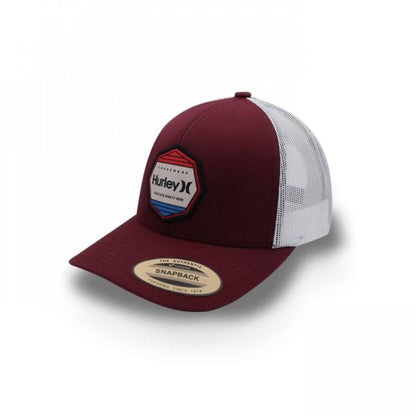 GORRA HURLEY PACIFIC PATCH VINO UNITALLA