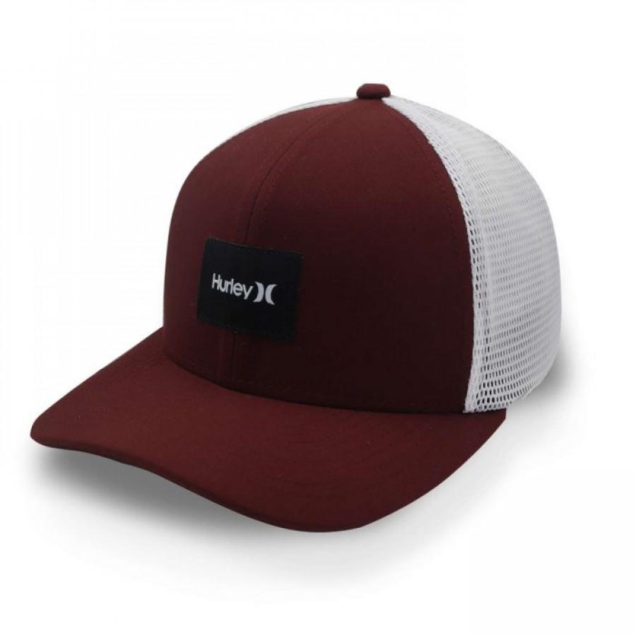 GORRA HURLEY WARNER TRUCKER VINO UNITALLA