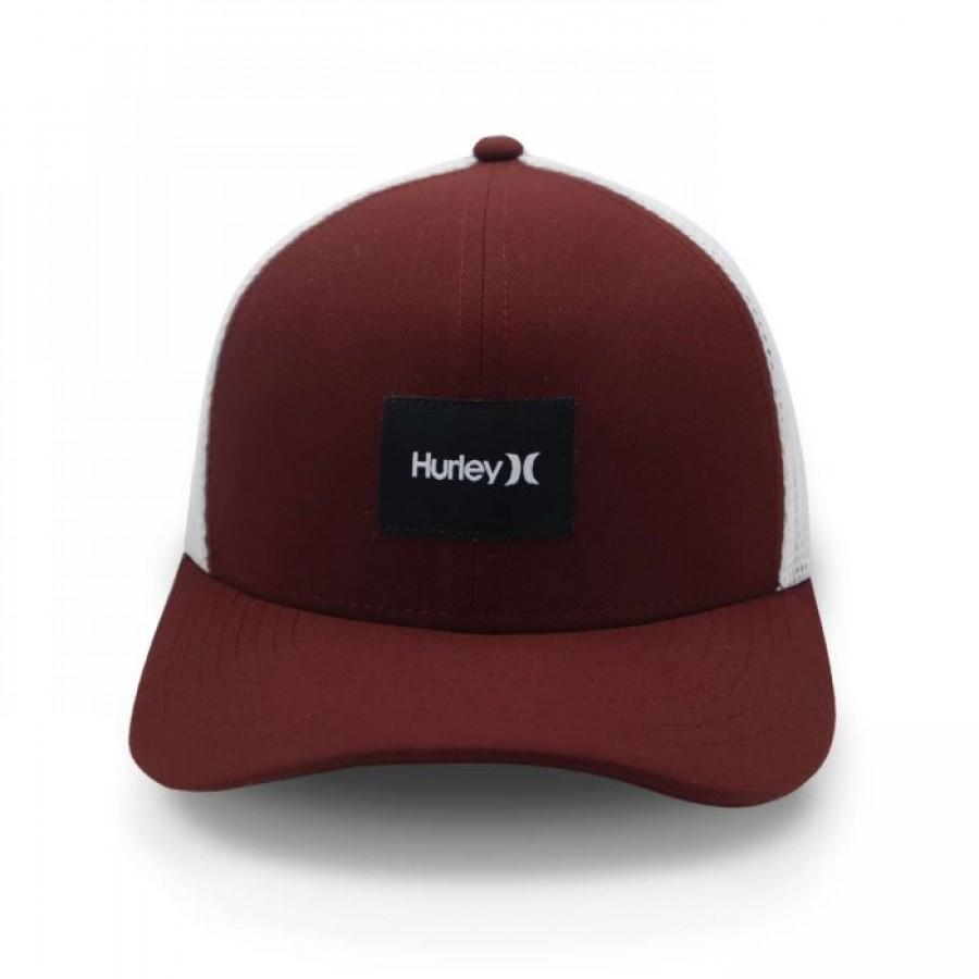 GORRA HURLEY WARNER TRUCKER VINO UNITALLA