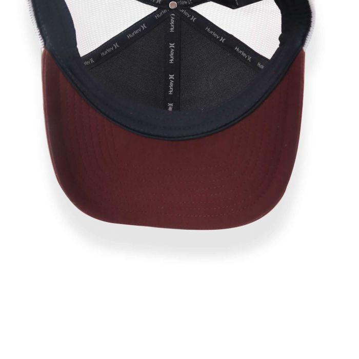 GORRA HURLEY WARNER TRUCKER VINO UNITALLA