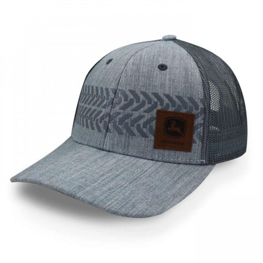 GORRA JOHN DEERE TRUCKER MESH CAP OXFORD GRIS UNITALLA