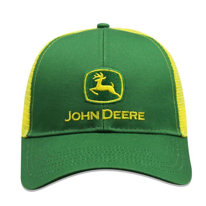 GORRA JOHN DEERE TRUCKER MESH VERDE