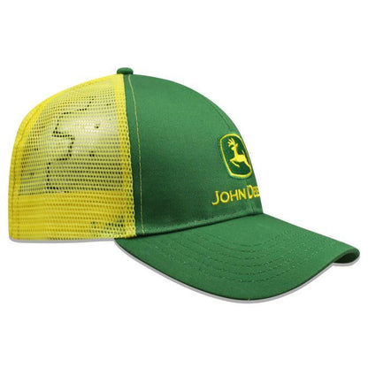 GORRA JOHN DEERE TRUCKER MESH VERDE