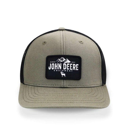 GORRA JOHN DEERE TWILL MESH SUEDED LOGO OLIVO UNITALLA