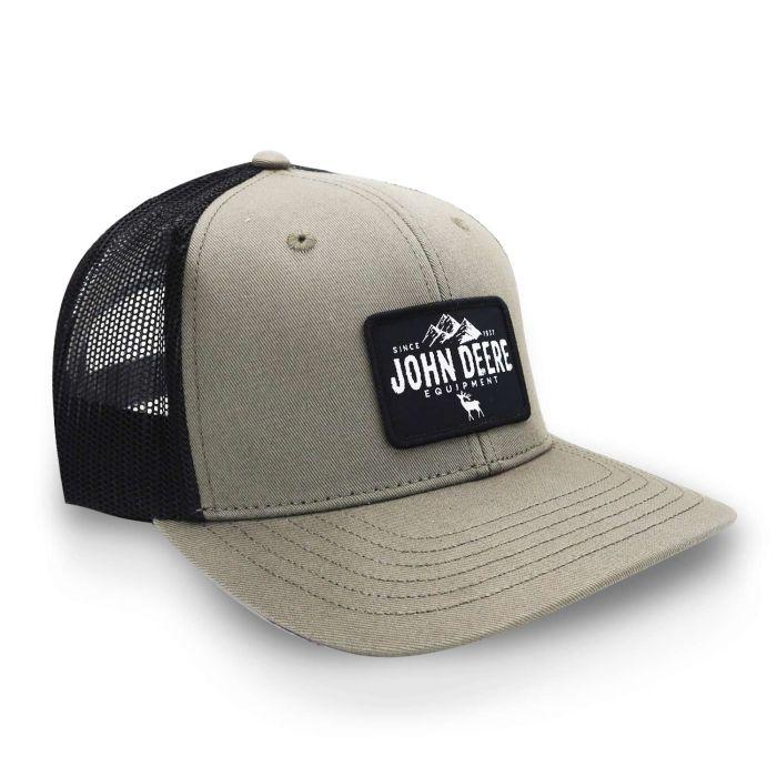 GORRA JOHN DEERE TWILL MESH SUEDED LOGO OLIVO UNITALLA