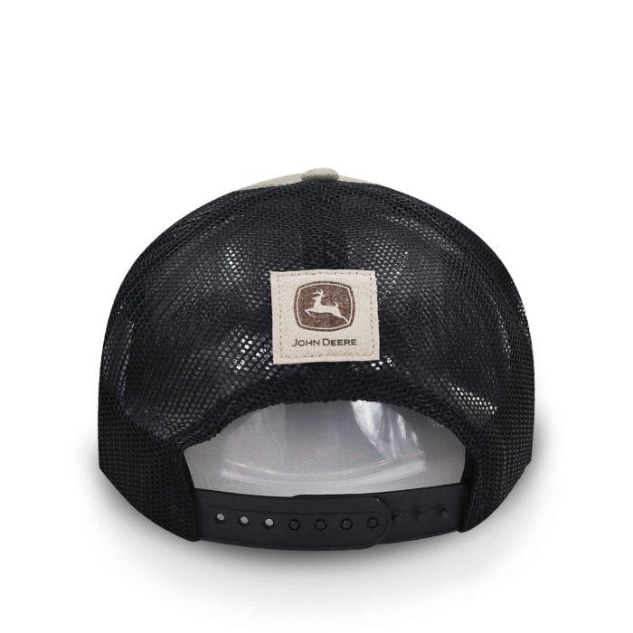 GORRA JOHN DEERE TWILL MESH SUEDED LOGO OLIVO UNITALLA