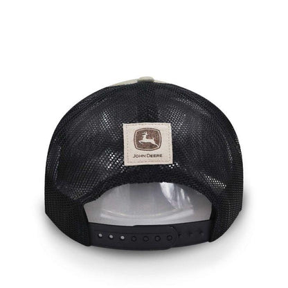 GORRA JOHN DEERE TWILL MESH SUEDED LOGO OLIVO UNITALLA