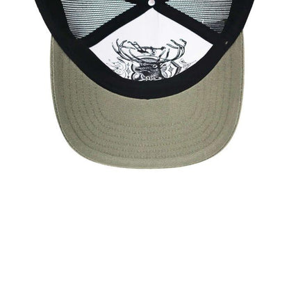 GORRA JOHN DEERE TWILL MESH SUEDED LOGO OLIVO UNITALLA
