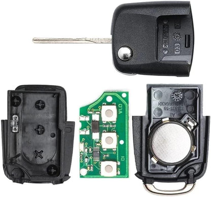 LLAVE CONTROL REMOTO / VOLKSWAGEN / 1K0959753P , NBG92596263 / FREC: 315mhz / 4 - BOTONES /  HU66