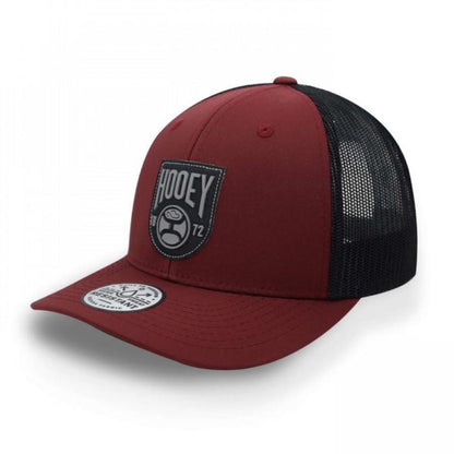 GORRA HOOEY BRONX 6 PANEL TRUCKER WITH PATCH VINO UNITALLA