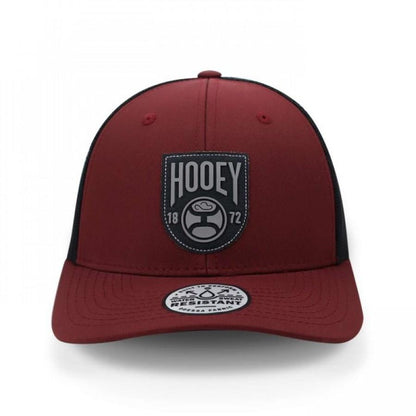 GORRA HOOEY BRONX 6 PANEL TRUCKER WITH PATCH VINO UNITALLA