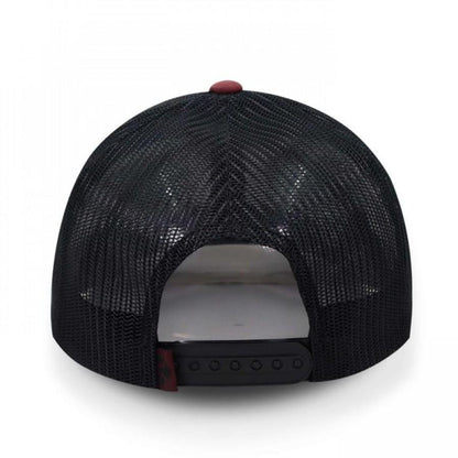 GORRA HOOEY BRONX 6 PANEL TRUCKER WITH PATCH VINO UNITALLA
