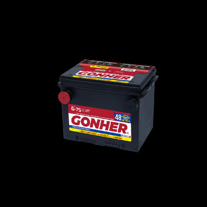 ACUMULADOR GONHER G-75 12V 600CCA (CASCO MEDIANO)