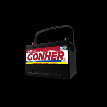 ACUMULADOR GONHER G-58 12V 575CCA (CASCO CHICO)