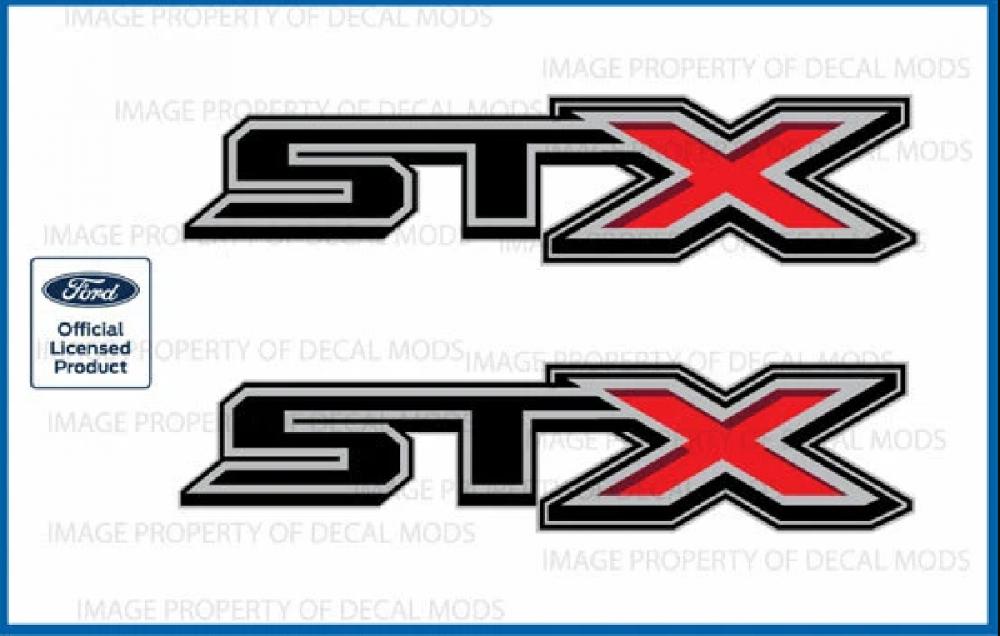 STICKER DECAL STX NO 4X4  PAR FORD F150 2015  - 2021 FH2A5