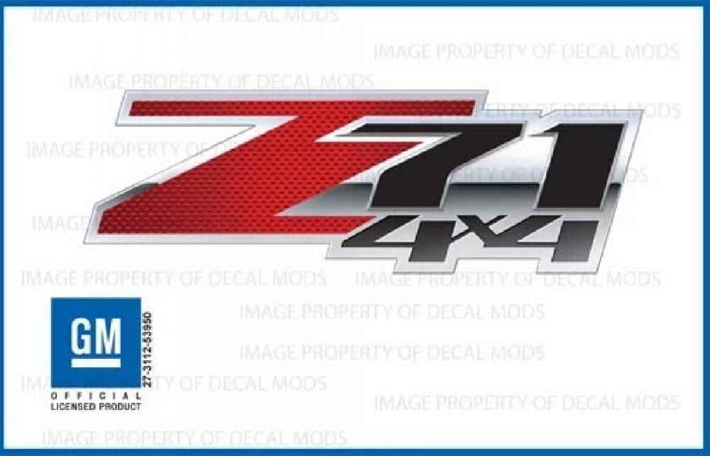 STICKER PARA CHEVROLET SILVERADO GMC SIERRA 2007-2013 ( Z71 4X4 ) FSCFR