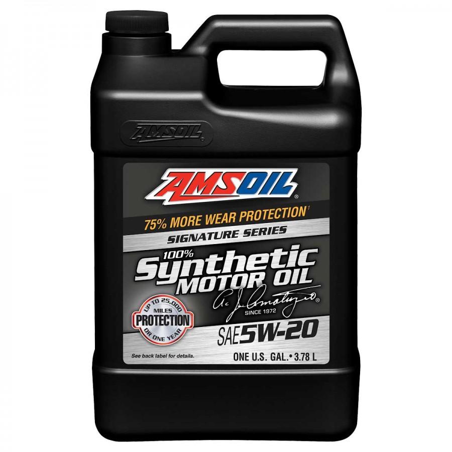 Aceite para Motor Amsoil Signature Series SAE 5W-20 100% Sintetico Net. 3.785L ALM1G