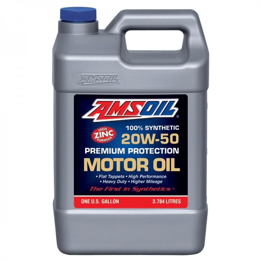 Aceite para Motor Amsoil Premium Protection SAE 20W-50 100% Sintetico Net 3.785L ARO1G