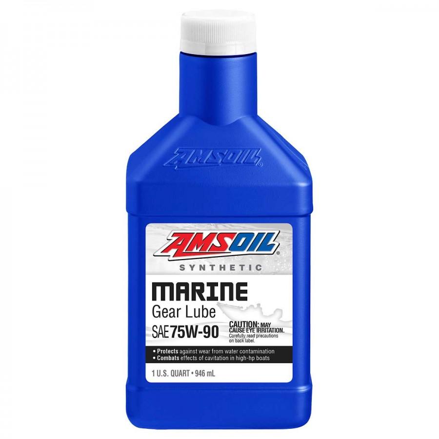 Lubricante Universal Marino para Engranes Amsoil 75W/80W-90 100% Sintetico Net 946mL AGMQT