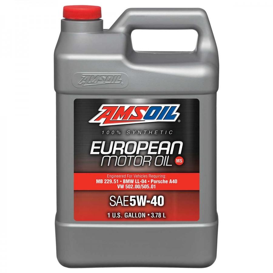 Aceite para Motor Amsoil European Car Formula SAE 5W-40 100% Sintetico Net 3.785L AFL1G