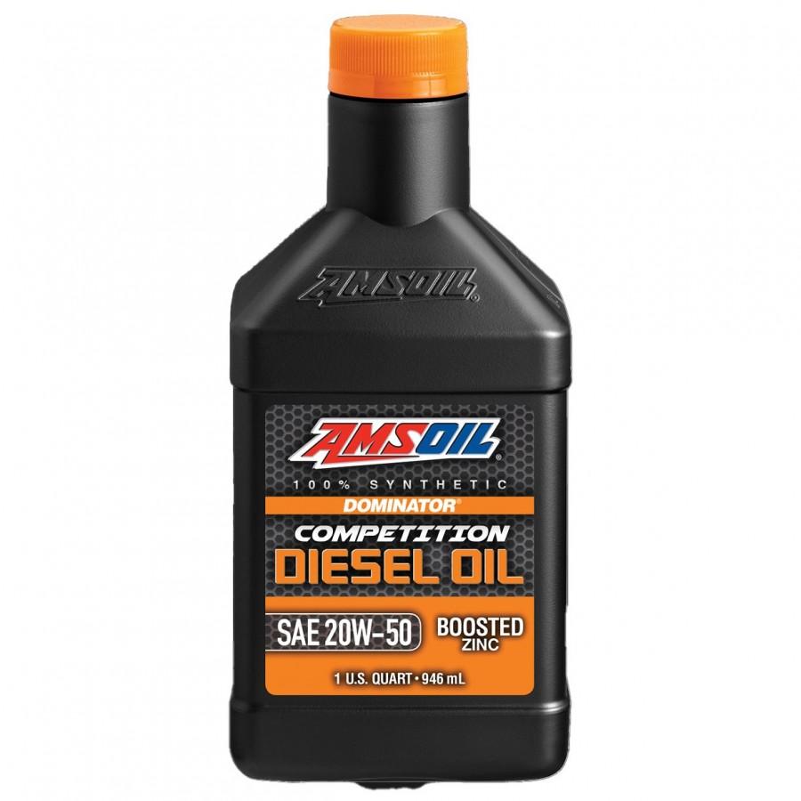 Aceite para Motor Amsoil Dominator Competition Diesel Oil SAE 20W-50 100% Sintetico Net 946mL DC0QT