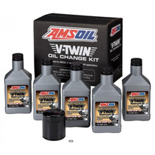 Kit Afinacion V-Twin Amsoil SAE 20W-50 100% Sintetico (5- 946mL / 1- Filtro Negro EaOM134 / 1- Liga) HDMB