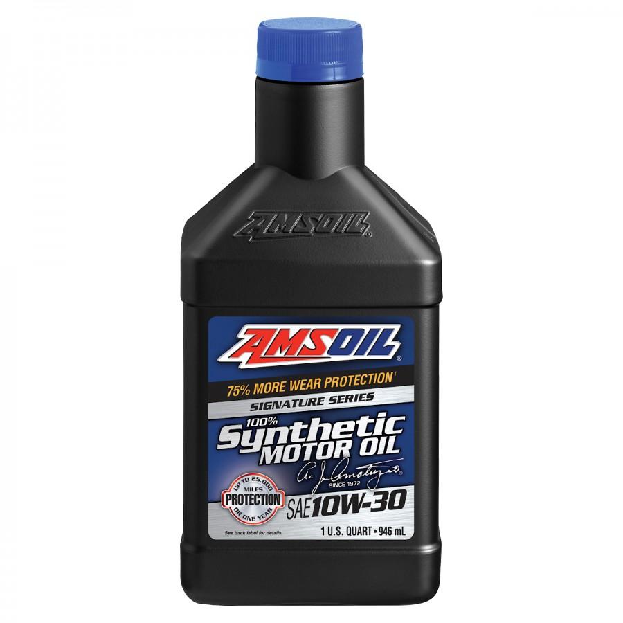 Aceite para Motor Amsoil Signature Series SAE 10W-30 100% Sintetico Net. 946mL ATMQT