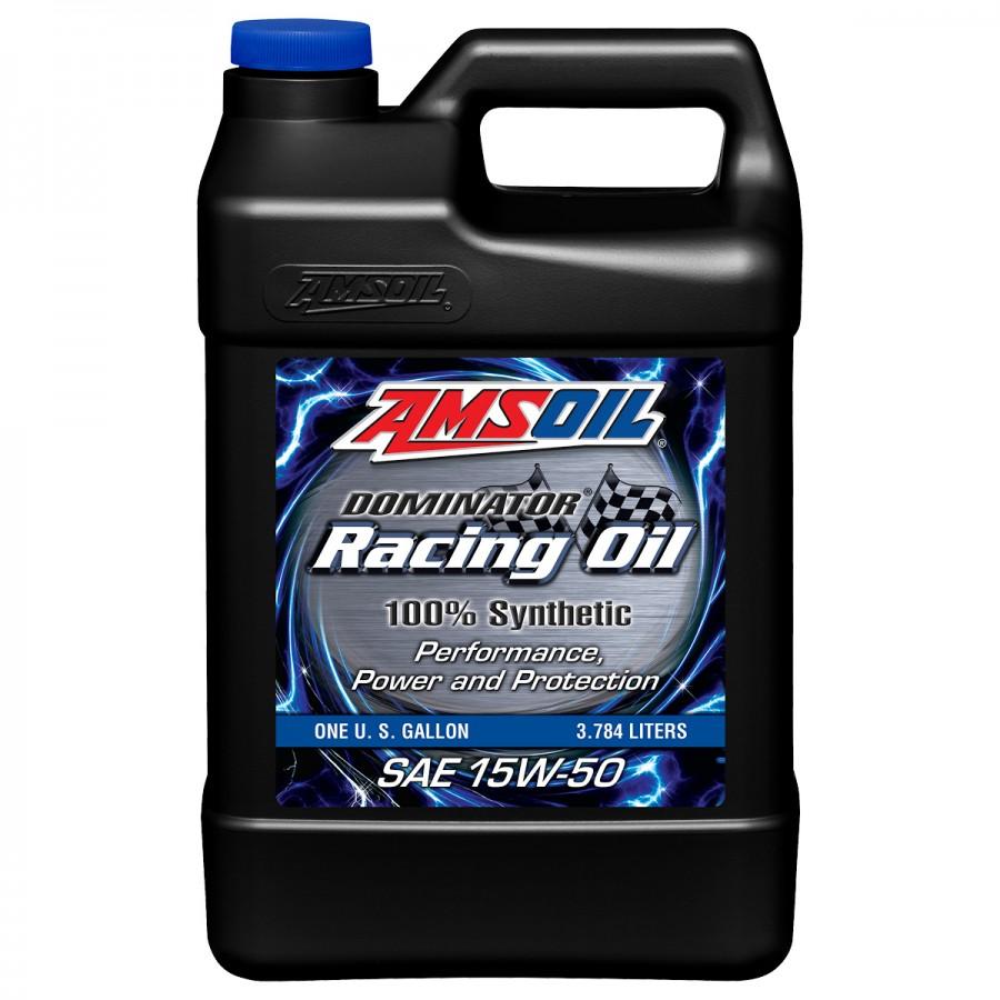 Aceite para Motor Amsoil Dominator Racing Oil SAE 15W-50 100% Sintetico Net 3.785L RD501G