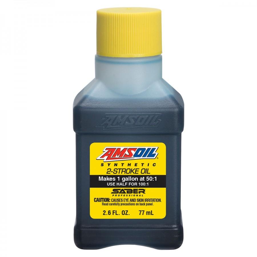Aceite para 2-Tiempos Amsoil SABER Profesional 100:1 Pre-Mix 100% Sintetico Net 2.6oz / 77mL ATPTS