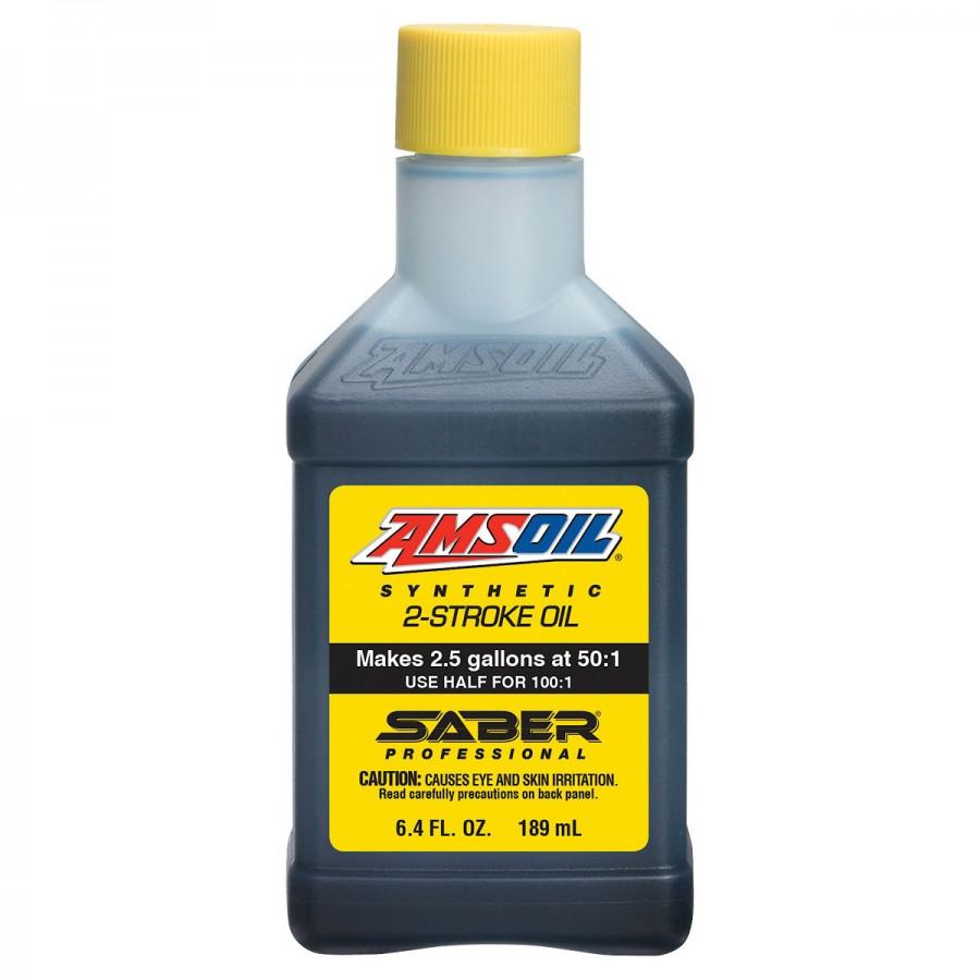 Aceite para 2-Tiempos Amsoil SABER Profesional 100:1 Pre-Mix 100% Sintetico Net 6.4oz / 190mL ATPSF