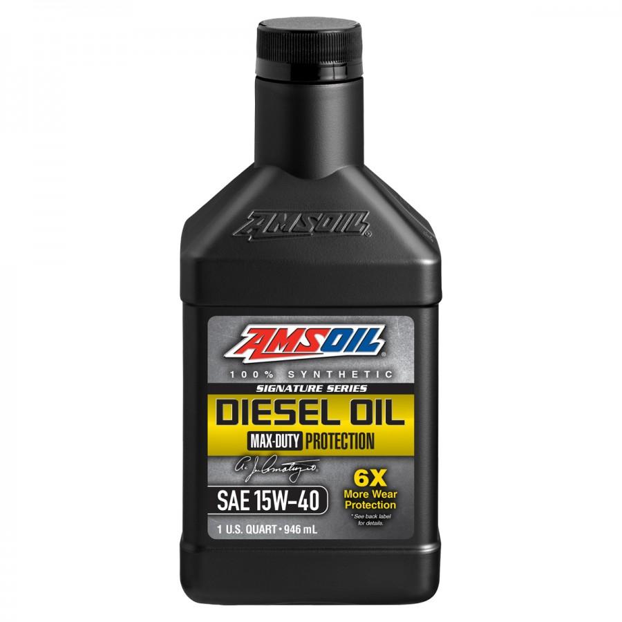 Aceite para Motor a Diesel Amsoil Max-Duty SAE 15W-40 100% Sintetico Net 946mL DMEQT