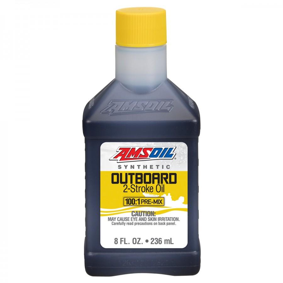 Aceite para 2-Tiempos Amsoil SABER Outboard 100:1 Pre-Mix 100% Sintetico Net 8oz / 236mL ATOBC