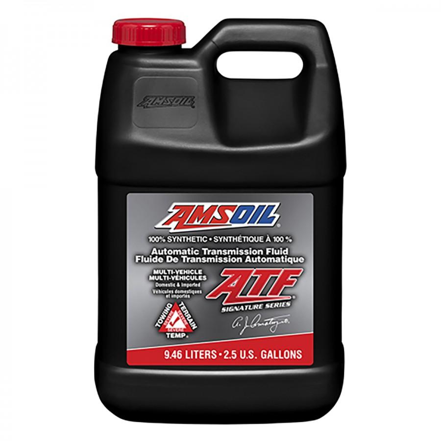Fluido para Transmision Automatica Amsoil Signature Series Multi-Vehicle 100% Sintetico Net 9.46L ATFTP