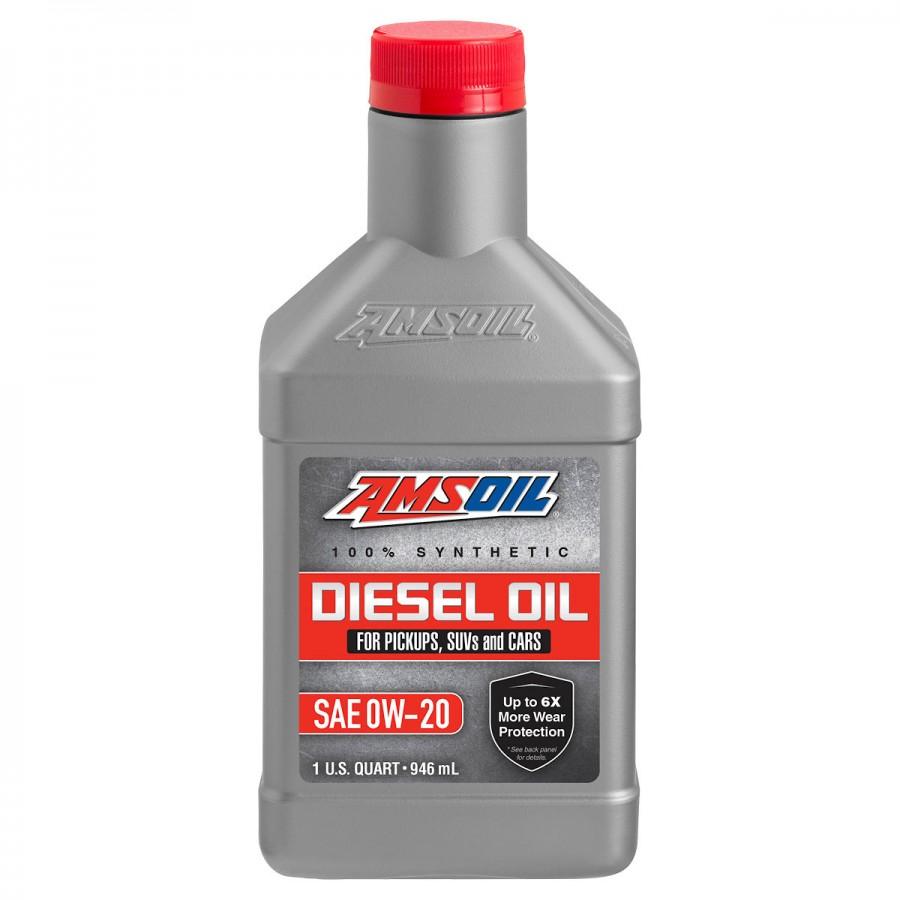 Aceite para Motor a Diesel Amsoil SAE 0W-20 100% Sintetico Net 946mL DP020QT