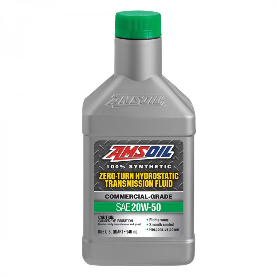 Aceite Hidraulico Amsoil Zero-Turn Hydrostatic SAE 20W-50 100% Sintetico Net 946mL AHFQT