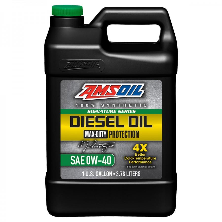 Aceite para Motor a Diesel Amsoil Max-Duty 100% Sintetico SAE 0W-40 Net 3.785L DZF1G