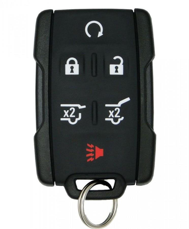 CONTROL CHEVROLET SUBURBAN 2014 - 2017 / 13577766 / M3N-32337100 / 315Mhz / 6 BOTONES CAJUELA  / SIN LOGO