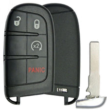 LLAVE PRESENCIA CONTROL REMOTO / Jeep Compass 2017-2020 / M3N40821302, 68250337AB / FRECUENCIA 433MHz / CHIP 4A / NO LOGO