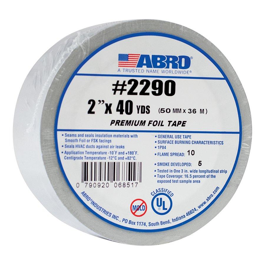 ABRO CINTA ALUMINIO 2" X 36.6 M