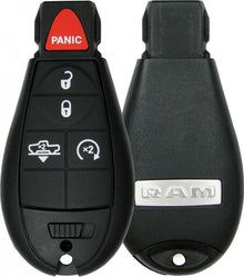 LLAVE FOBIK | DODGE RAM | 2013-2018 | JEEP CHEROKEE | 2014-2018 | 4 BOTONES | FCC GQ4-53T | IC 1470A-34T | 433Mhz | PN 68159655 | CHIP ID46-PCF7961/4A
