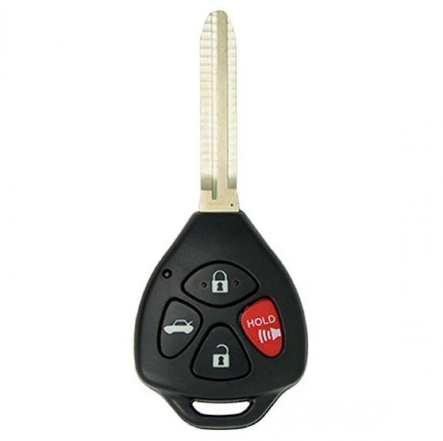 LLAVE CONTROL TOYOTA CAMRY 2006-2012 / 89070-06231 / GQ429T, HYQ12BBY / 315Mhz / 4 BOTONES CAJUELA  / 4D67 / SIN LOGO