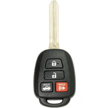 LLAVE CONTROL TOYOTA CAMRY 2012-2017 / 89070-06421, 89070-06420 / HYQ12BDM / 314.4Mhz / 4 BOTONES CAJUELA  / G CHIP / SIN LOGO