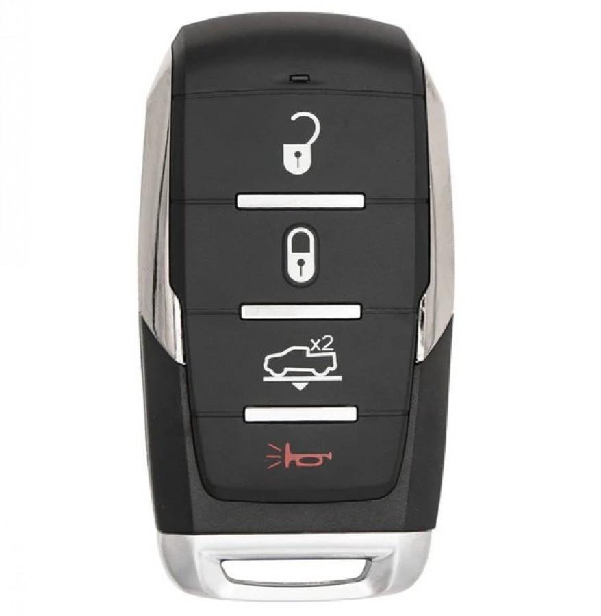 LLAVE CONTROL OHT-4882056  4-BOTONES 433Mhz PARA 2019-2021 Dodge Ram 2500 3500 4500 5500 68291688AD