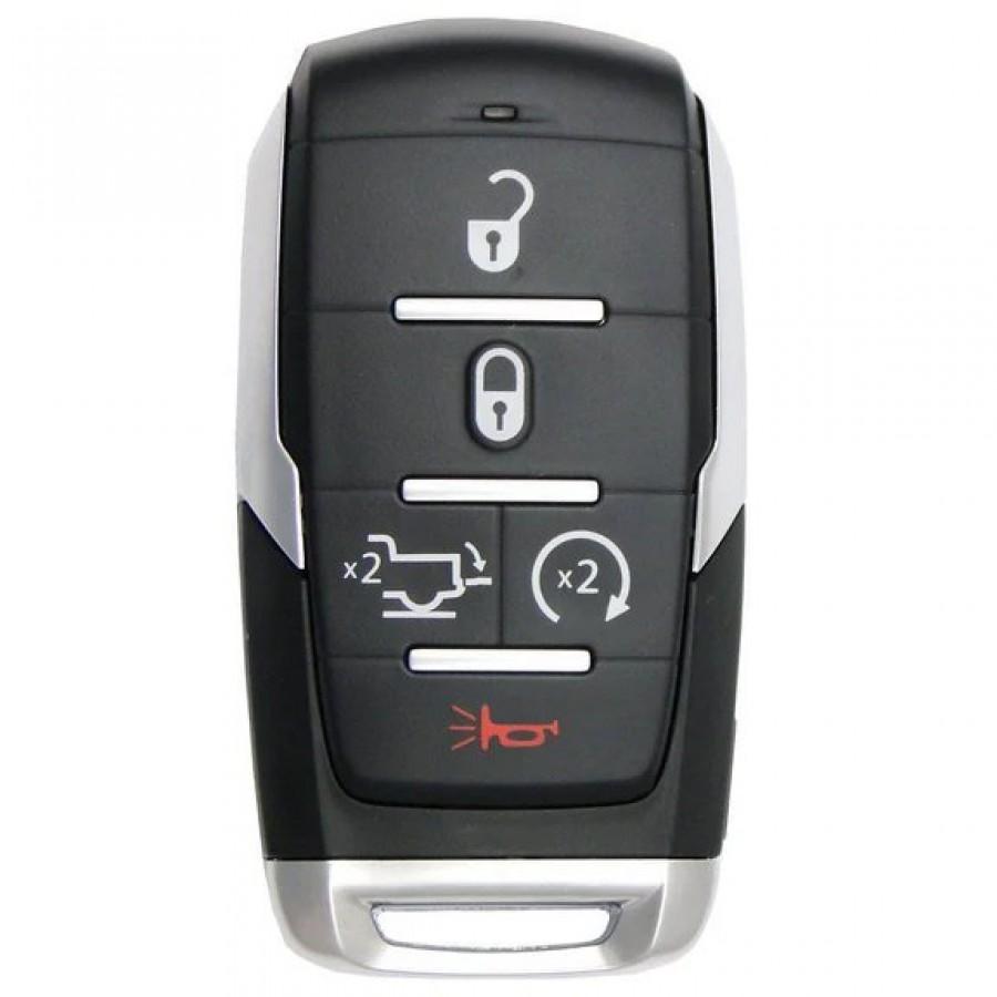 LLAVE CONTROL OHT-4882056 5-BOTONES CAJUELA 433Mhz 4A Chip PARA 2019-2021 Dodge Ram 68291690AD