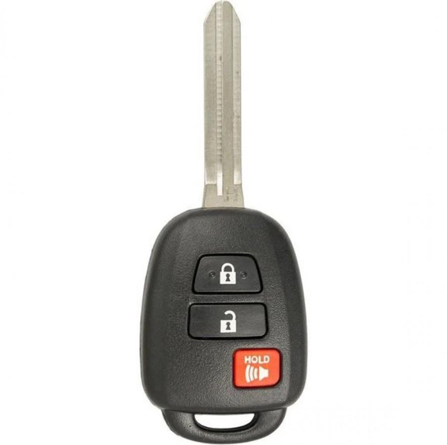 LLAVE CONTROL TOYOTA CAMRY 2014 - 2019 / 3 BOTONES / 314.4Mhz / H chip / HYQ12BDM / 89070-42820, 89070-52F60