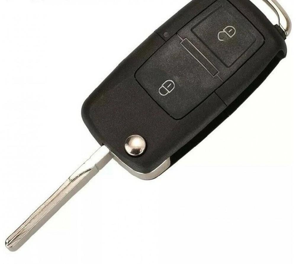 CASCARA LLAVE CONTROL VW GTI Tiguan 2013-2015 / 2 BOTONES /5K0837202R, 5K0837202A, 5K0837202AE,NBG010180T / SIN LOGO